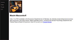 Desktop Screenshot of maximmassenkoff.com