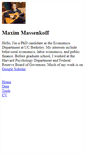 Mobile Screenshot of maximmassenkoff.com